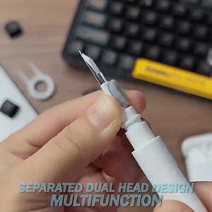 BrushPro™ - Herramienta 7 en 1 para Limpieza de Teclado, Pantalla y Audífonos